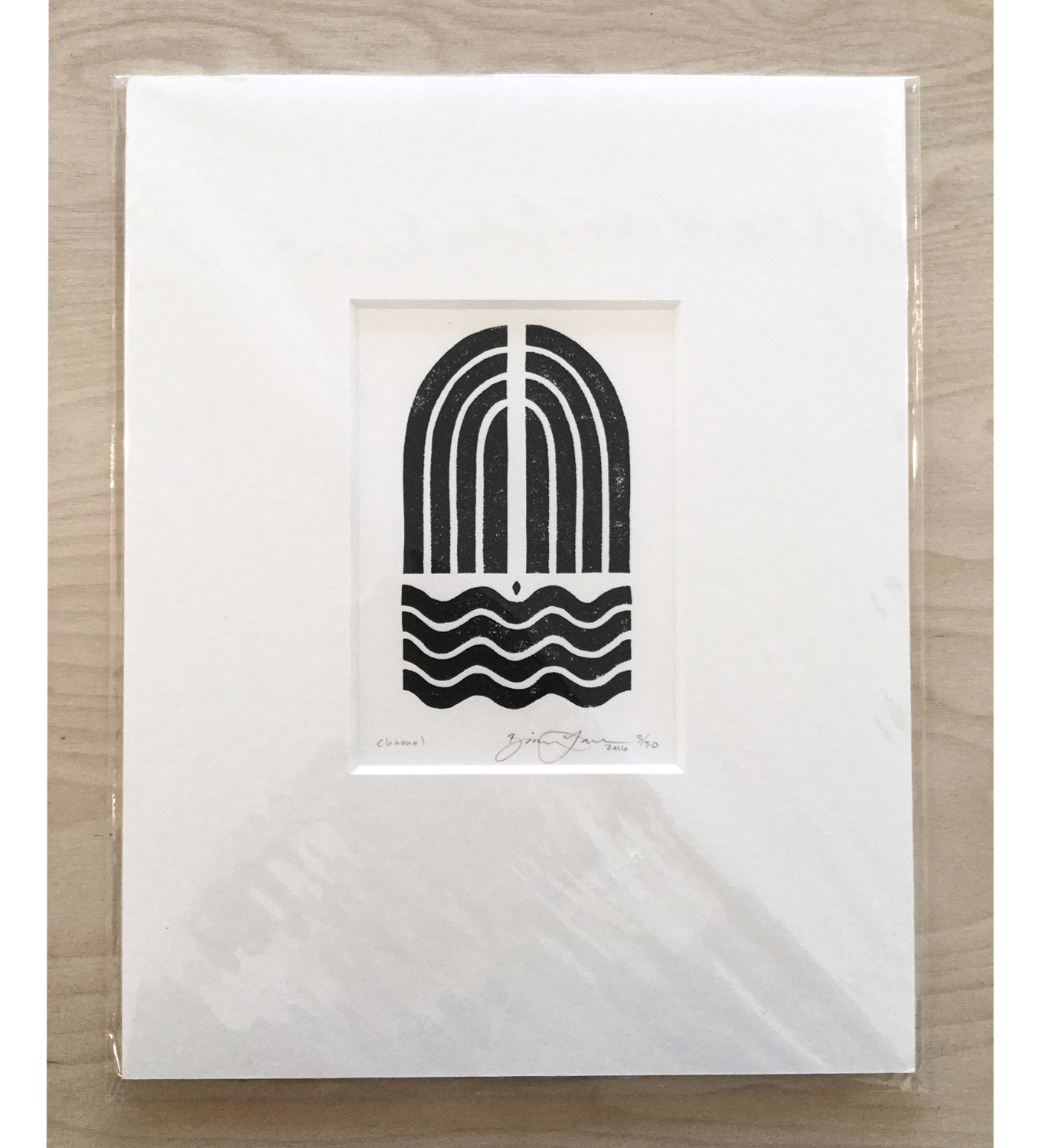 limited edition block print modern art for sale brianna lamar spiritual intuition