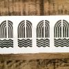 channel block print waves portal modern art black and white small limited edition art for sale affordable fine art