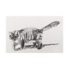 cat art for sale drawing sketch in watercolor brush pen