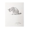 cat art for sale drawing sketch in pencil
